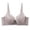 Khaki, variant on Sports Bras for Women Plus Size V Neck Front Bow Lace Soft Bra Full Coverage Supportive Spaghetti Strap V Neck Breathable Bra Solid Everyday Bra