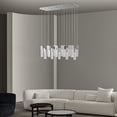 thumbnail image 2 of Rectangular Crystal Chandelier // 15 Light, 2 of 4