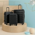 thumbnail image 2 of Costway Ensemble de 3 Valises Rigides, Valise Extensible avec Serrure TSA et Roues Pivotantes, 2 of 10