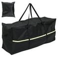 thumbnail image 1 of Sac de Rangement pour Coussins de Meubles de Patio Extérieur en Tissu Oxford 210D Robuste avec Poignée et Fermeture Éclair Imperméable Anti-Poussière Protection UV (L-68 X 30 X 20 Pouces), 1 of 11