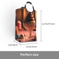 thumbnail image 3 of KLL Colorful Cake Ice Cream Laundry Hamper,Large Canvas Fabric Lightweight Storage Basket Toy Organizer Dirty Clothes Collapsible Waterproof, 3 of 6