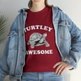 thumbnail image 2 of Cute Turtley Awesome Totally Awesome Smiling Turtle Pun T-Shirt, 2 of 2