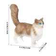 thumbnail image 6 of Cute Ragdoll Cat Toy Model For Children Educational Play And Gift Simulation, Pl127-3524, 25G 1 Piece Cat Figurine, 6 of 7