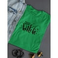 thumbnail image 3 of Good Witch. Glitter And Stars T-Shirt Women -Image by Shutterstock, Female 4X-Large, 3 of 4