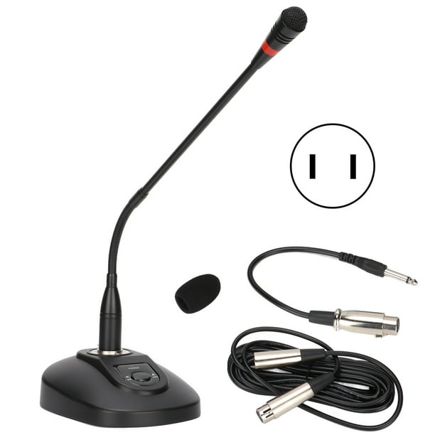 Wireless Microphone, Wireless Mic Plug And Play Cardioid Sensitivity UHF  For Computer For Conference For Live Broadcast 