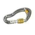 thumbnail image 2 of S SERENABLE 25KN Screw Locking Carabiner For Rock Tree Climbing Arborist Gear Kit Yellow, 2 of 9