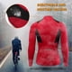 thumbnail image 3 of TFixol Hombres Media Cremallera Manga Larga Ciclismo Jersey Secado Rápido Transpirable, 3 of 8