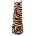thumbnail image 6 of Journee Womens Hepburn Inside Zip Wedge Booties, 6 of 8