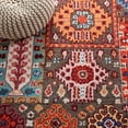 thumbnail image 6 of SAFAVIEH Bellagio Lydia Southwestern Wool Area Rug, Brown/Rust, 4' x 6', 6 of 11