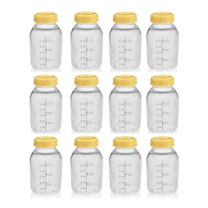 Medela Breastmilk Collection Storage Feeding Bottle Set W/lid 5oz /150ml X12 by Medela - Bulk
