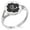 Silver, variant on Stainless Steel Ukita Samurai Crest Minimalist Oval Top Polished Statement Signet Ring