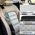 thumbnail image 6 of Yuyamidu Seahorse Car Seat Belt Covers Retro Seat Belt Shoulder Pad Set of 2 Soft Flannel Shoulder Strap for Car Seatbelt Winter Auto Seat Belt Cover Accessories, 6 of 7