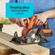 BLACK+DECKER 20V MAX* POWERCONNECT 5-1/2 in. Cordless Circular Saw, Tool Only, (BDCCS20B)