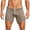 Khaki, variant on hlysgo Men's Swim Shorts 4 Inch Inseam Low Waist Running Shorts Yoga Gym Training Elastic Drawstring Beach Shorts with Pockets White,M