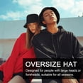 thumbnail image 4 of Vetpw Fishing Hat, Fishing Hat Large Bucket Hat Cotton Reversible Sun Hat Summer Hat Bucket Hat for Men and Women, L, 4 of 6