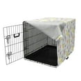 thumbnail image 3 of Watercolor Dog Crate Cover, Aquarelle Floral Drawing on Plain Backdrop Pattern, Easy to Use Pet Kennel Cover Small Dogs Puppies Kittens, 7 Sizes, Multicolor, by Ambesonne, 3 of 6