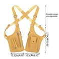 thumbnail image 5 of 2025 New Anti-Theft Leather Underarm Shoulder Bag Men,Adjustable Underarm Shoulder Bag for Men Women,Holster Bag for Phone Wallet-Yellow, 5 of 5