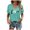 Mint Green, variant on Short Sleeve T Shirts For Women Flag Letter Print Graphic Soft Tee Stylish Dressy Casual Women Tops