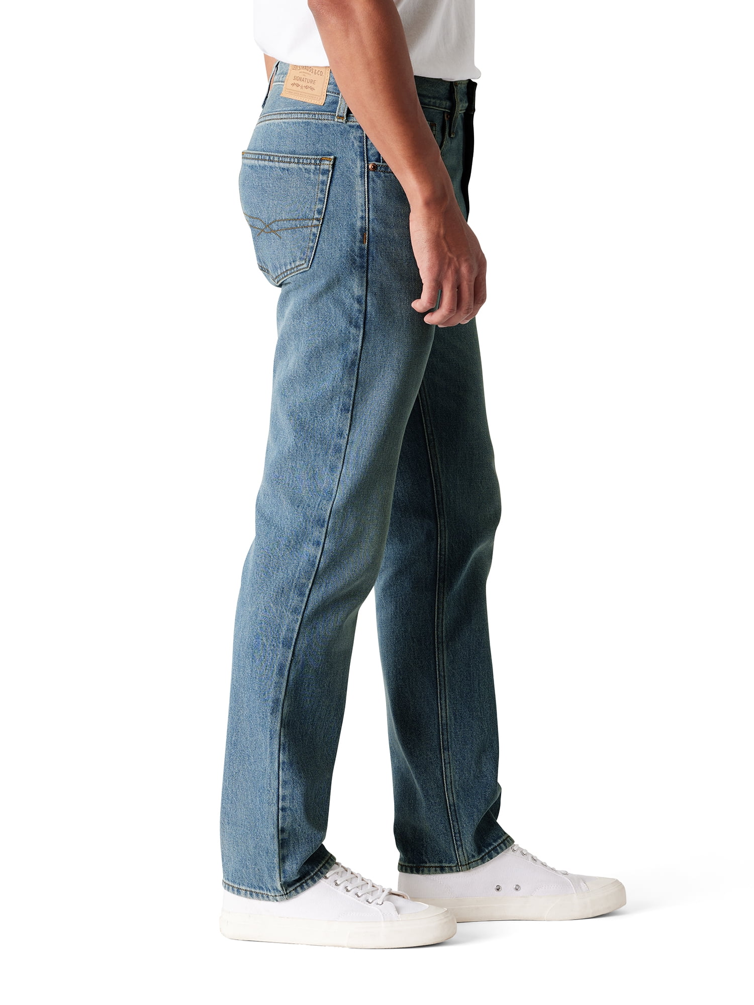 Levi Strauss Signature Men's and Big and Tall Original Straight Fit Jeans