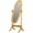 Oak, variant on Legacy Decor Swivel Full Length Wood Cheval Floor Mirror Oak Finish