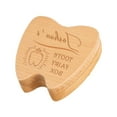 thumbnail image 6 of NEXAVKPR Handmade First Tooth Storage Container Wooden Baby Teeth Collection Gift Box, 6 of 10