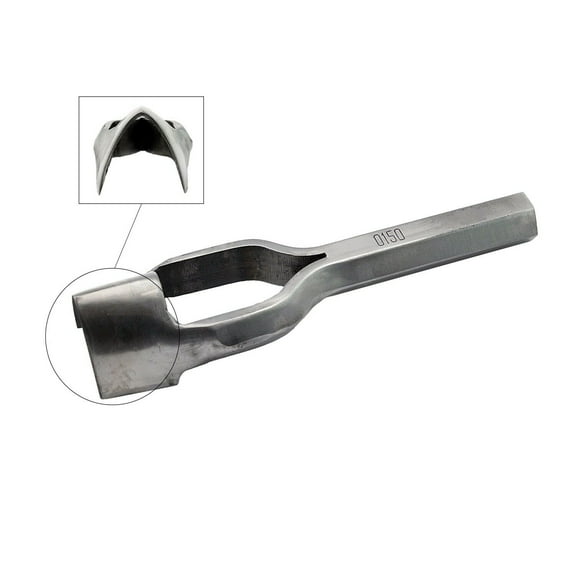 C.S. Osborne English Point Strap End Punch #0150, Size 1" Made In USA