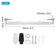 thumbnail image 2 of Uxcell Ceiling Light Plate Kit, Light Fixture Mounting Bracket Plate Steel Crossbar 160mm 1, 2 of 7