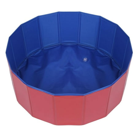 Cats Playing Pool - Knifun Foldable Pet Dogs Cats Bathing Tub Portable Swimming Pool Home Indoor Outdoor, Pet Swimming Pool, Dogs Bathing Tub