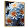 thumbnail image 2 of Designart "Serenading The Blue And White Daisy Bloom" Daisies Floater Framed Wall Decor, 2 of 5