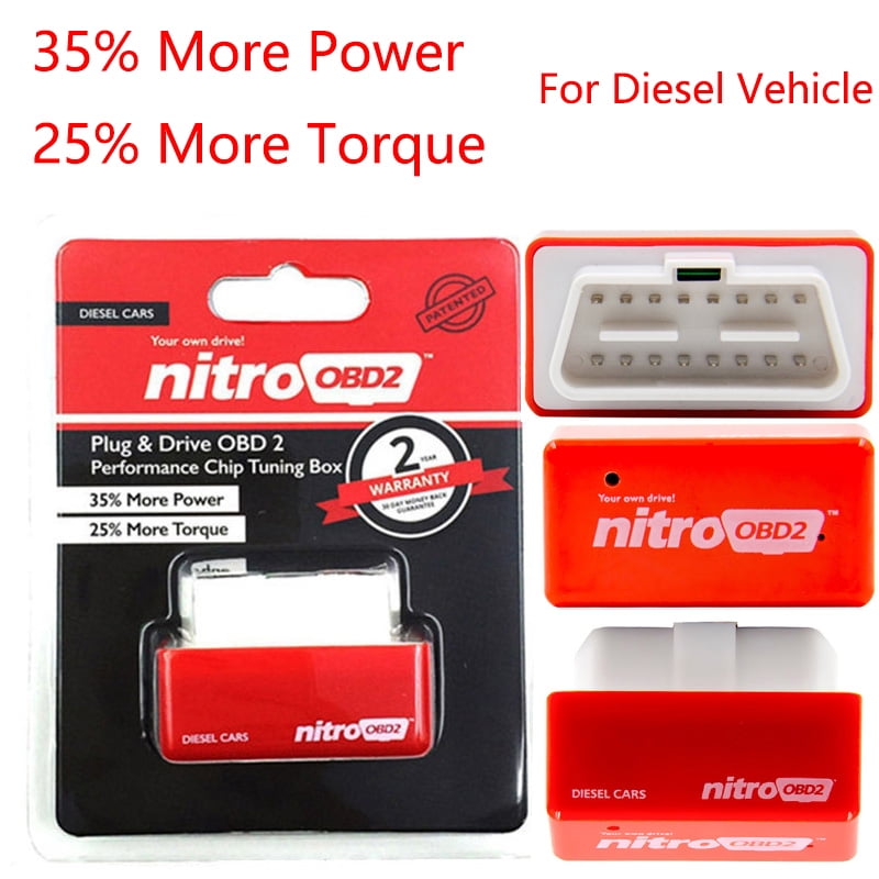 Universal Petrol Nitro OBD2 Performance Chip Tuning Box Plug&Drive Cars Parts