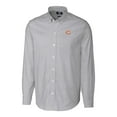 thumbnail image 2 of Men's Cutter & Buck Charcoal Chicago Bears Big & Tall Stretch Oxford Stripe Long Sleeve Dress Shirt, 2 of 3