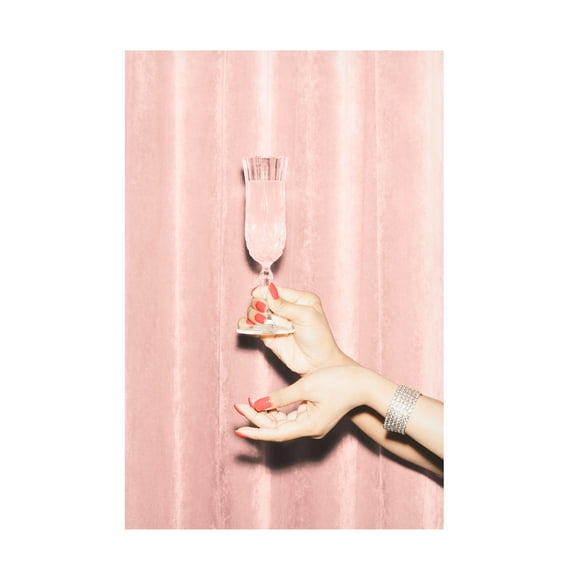 1x Studio III 'Heres To Pink 01' Canvas Art