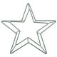 thumbnail image 2 of 1 Anillo de hierro para corona, anillo en forma de estrella de cinco puntas, aro metálico para coronas festivas, 2 of 7