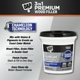thumbnail image 3 of DAP Premium Wood Filler 16 oz Off White Hardware Adhesive, 3 of 6
