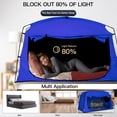 thumbnail image 3 of Carpa para Cama Portátil Porayhut con Privacidad y Oscurecimiento, 3 of 9