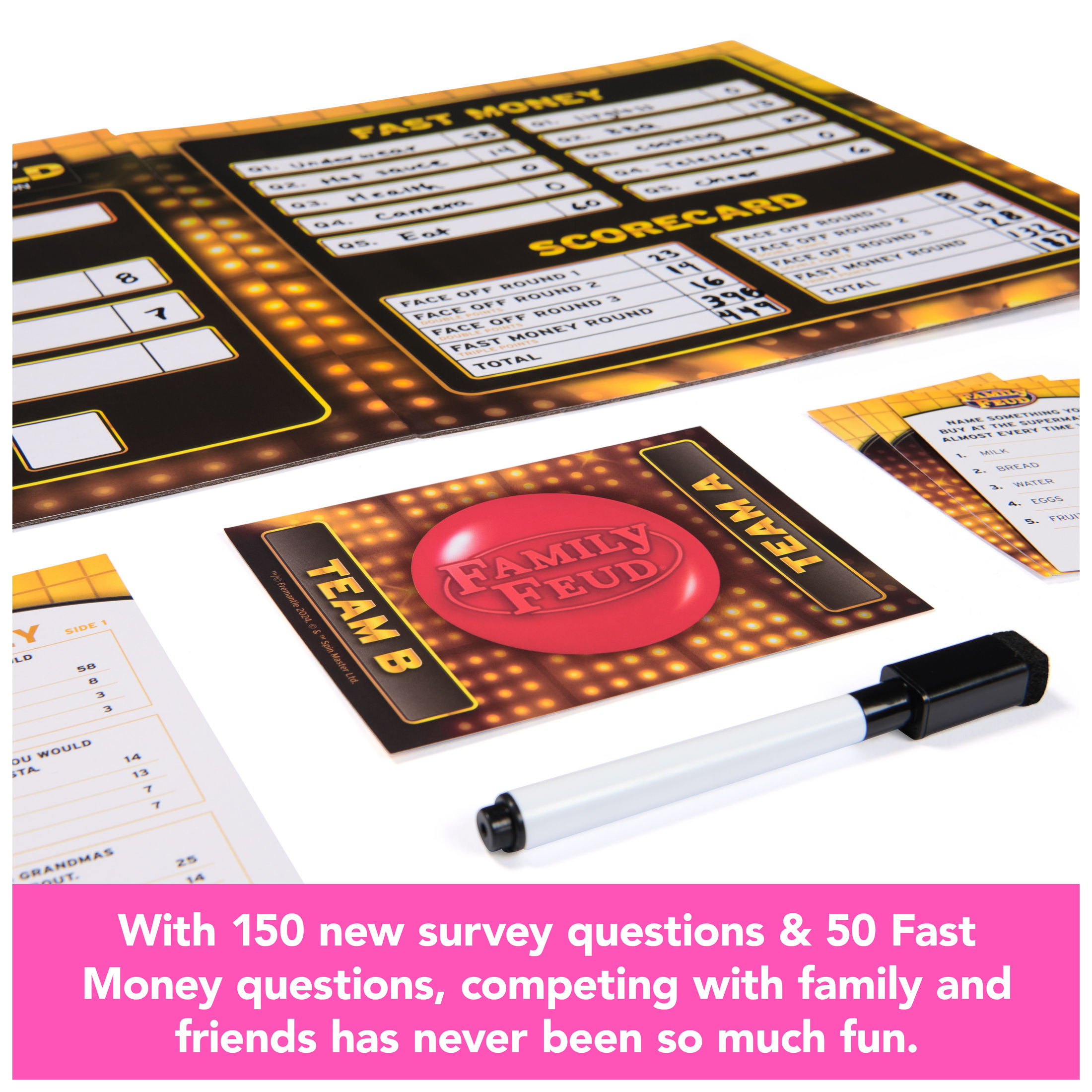 Spin Master Games Family Feud Gold Edition Board Game photo 5