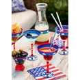 thumbnail image 4 of Golden Hill Studio Hand Painted Martini Glasses Set of 2 - Patriotic Collection - Hand Painted Glassware by USA Artists - Unique and Decorative Martini Glasses, July 4th Kitchen Table D√©cor, 4 of 4