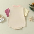thumbnail image 3 of Baby Outfits Girl Cute Pattern Print Short Sleeve Bodysuit Baby Boy Gifts for Baby Boy 0-3 Months, 3 of 5