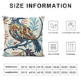 thumbnail image 6 of SHANXI Decorative Throw Pillow Cover Lucky Bird Boho Cushion Case for Sofa Couch Car Living Room Bedroom Garden Gifts 18x18in, 6 of 6