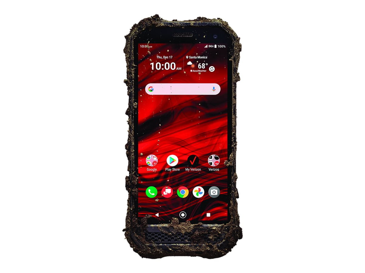 Kyocera DuraForce Ultra 5G UW - 5G smartphone - RAM 6 GB / Internal Memory 128 GB - microSD slot - LCD display - 5.45" 24 MP, 16 MP - front camera 8 MP - Verizon - black