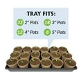 thumbnail image 5 of Jiffy Seed Starting Watertight Plastic Plant Tray, 10.75" x 21" - 10 Pack, 5 of 10