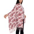 thumbnail image 4 of Fotbe Orchids Flowers Print Womens Fall Winter Scarf Tassel Soft Warm Blanket Scarves Womens Shawl Wraps, 4 of 8