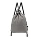 thumbnail image 3 of Mochila con cordón, impermeable, para deportes, gimnasio, bolsa de cuerda para hombres, mujeres y Gris 40x45cm Jinwen mochilas de cuerdas, 3 of 7