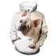 thumbnail image 3 of Sudadera con capucha con estampado 3D de bulldog francés para hombre, sudadera informal de manga larga a la moda, sudadera de calle, ropa de otoño para niños, 3 of 5