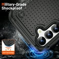 thumbnail image 7 of Armor Shockproof Case for Samsung Galaxy S24 Plus, [Military Grade Anti-Drop] Rugged Hybrid Hard PC+Soft Silicone Heavy-Duty Tough Durable Slim Lightweight Protective Bumper Phone Case, Black, 7 of 7