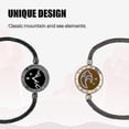 thumbnail image 4 of Long Distance Touch Bracelets For Couples, Vibration & Light Up For Love Couples Bracelets Bluetooth Pairing Jewelry, 4 of 5