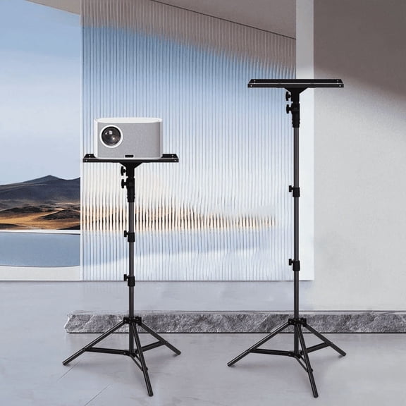 HVKDIEB Projector Stand Tripod Adjustable, Laptop Height from 23 to 46 inches for Office, Home, Stage, Studio, DJ Racks Holder Mount