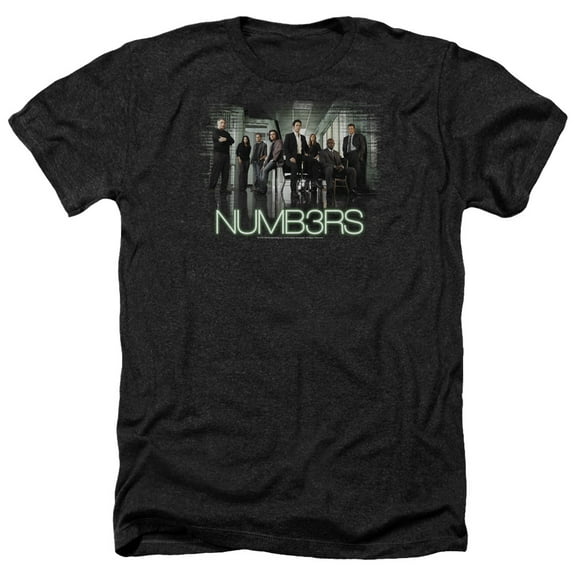 Numb3Rs - Numbers Cast - Heather Short Sleeve Shirt - Medium