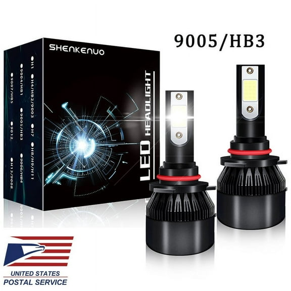 2pcs For Hyundai Elantra 2014-2020 - 6000K LED Headlight Conversion Bulbs High Low Beam Kit C9 White Bright