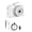 White, variant on NEXAVKPR Mini Digital Camera For Kids With 2Million Pixeled Double Lens And Fun Filters